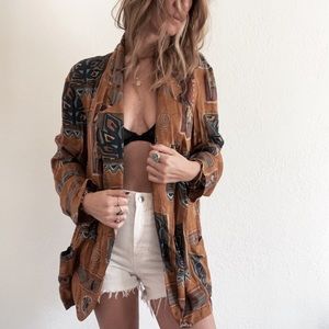 Vintage Print Bkazer